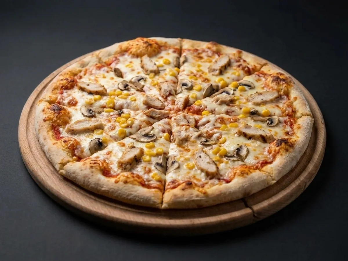 Pizza Pollo e Funghi